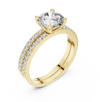 Giselle Round Solitaire Lab Grown Diamond Bridal Ring