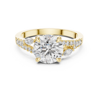 Rosé Petal Lab Grown Diamond Three-Stone Ring