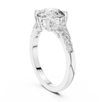 Rosé Petal Lab Grown Diamond Three-Stone Ring