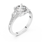 Rosé Petal Lab Grown Diamond Three-Stone Ring