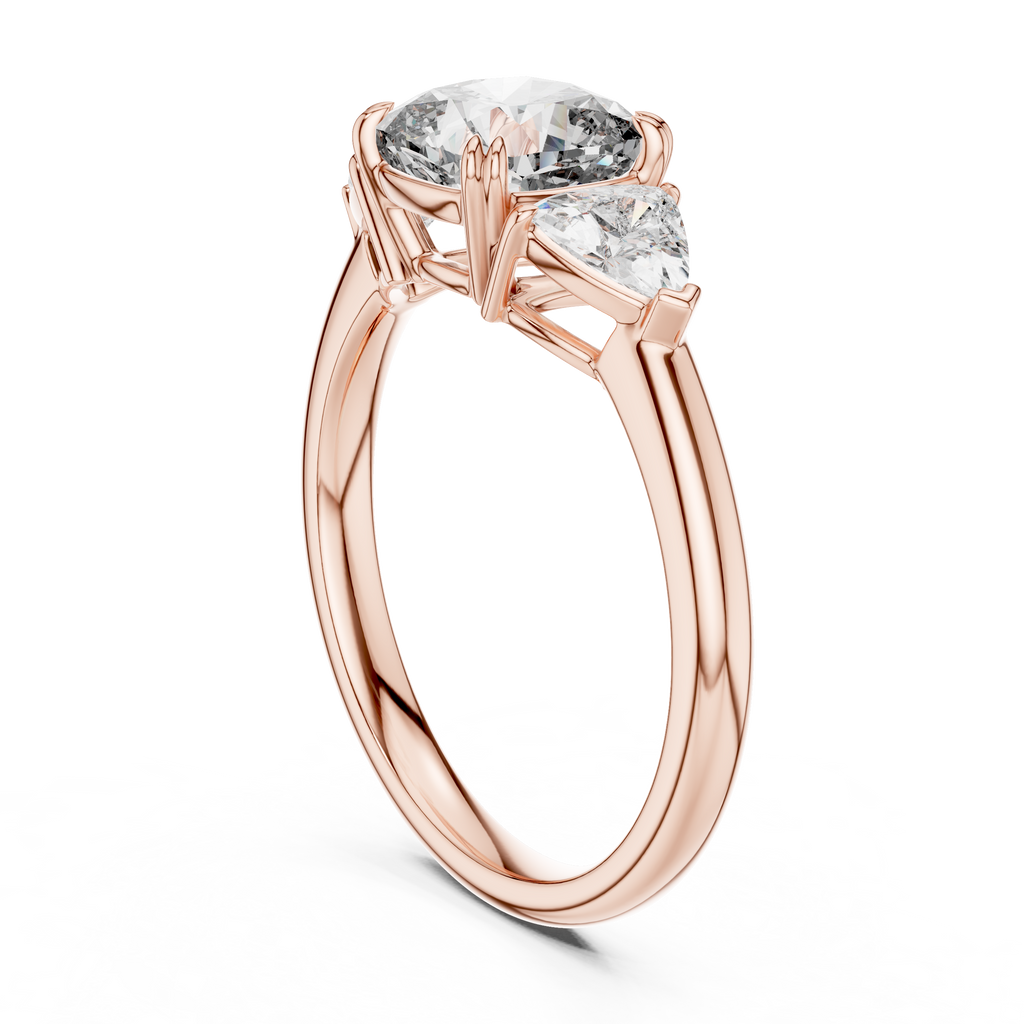 Triune Brilliance Lab Grown Diamond Three-Stone Ring