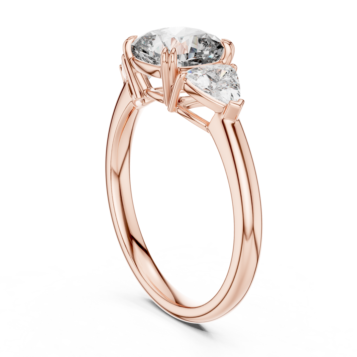 Triune Brilliance Lab Grown Diamond Three-Stone Ring