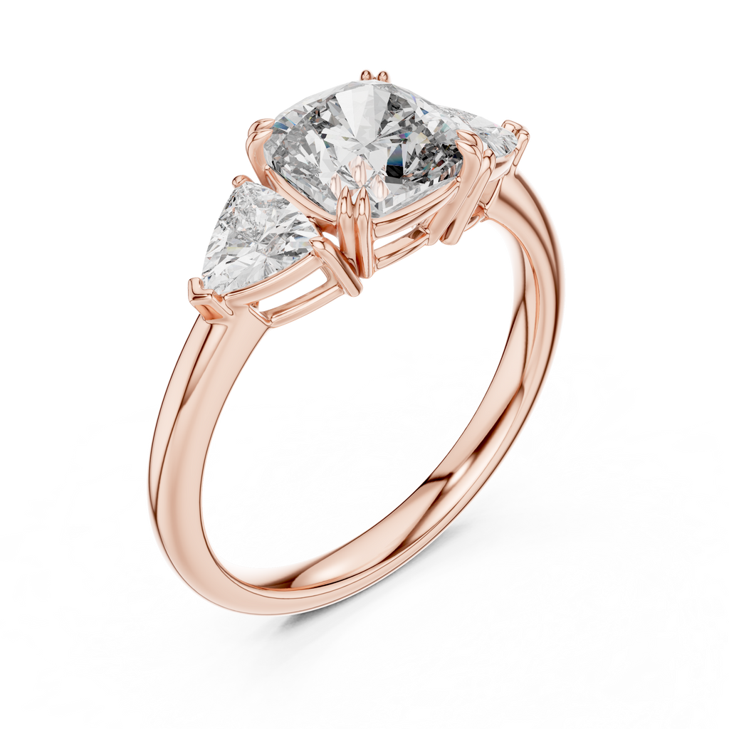 Triune Brilliance Lab Grown Diamond Three-Stone Ring