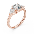 Triune Brilliance Lab Grown Diamond Three-Stone Ring