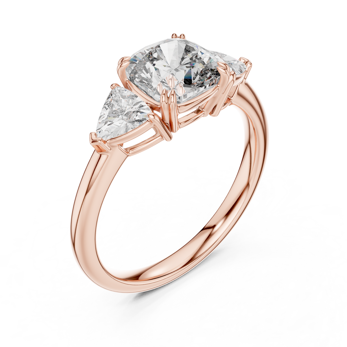 Triune Brilliance Lab Grown Diamond Three-Stone Ring
