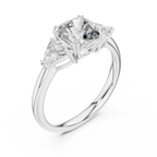 Triune Brilliance Lab Grown Diamond Three-Stone Ring