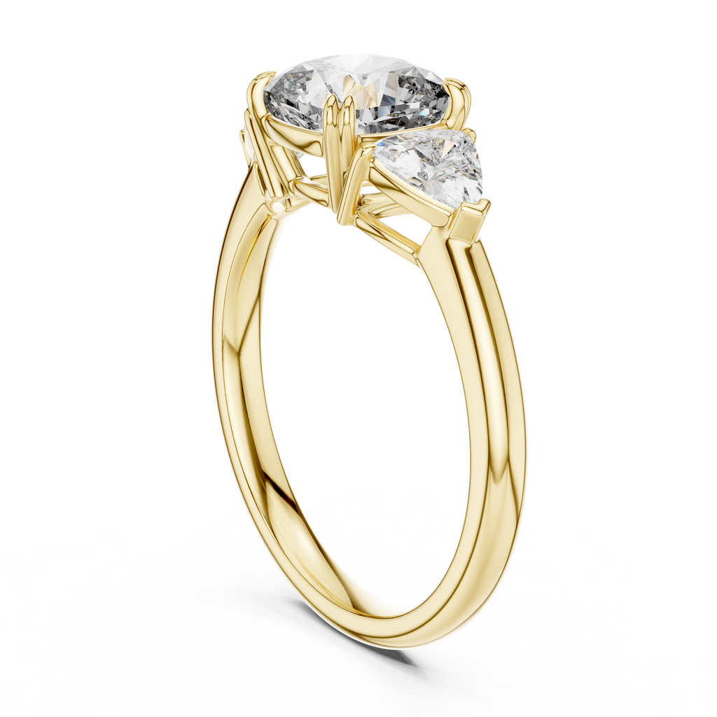 Triune Brilliance Lab Grown Diamond Three-Stone Ring