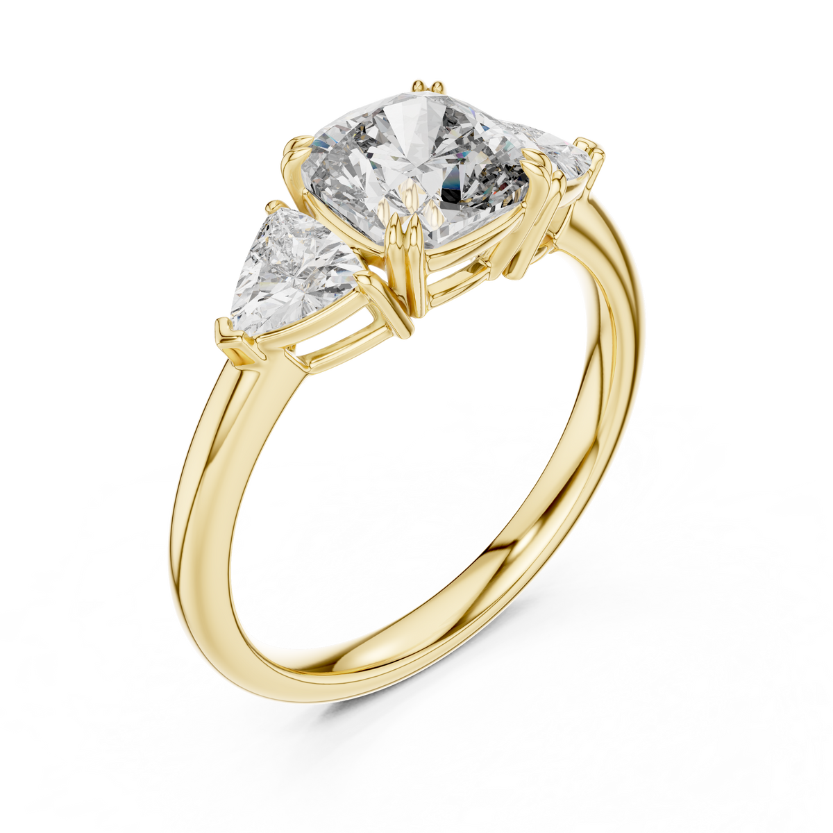 Triune Brilliance Lab Grown Diamond Three-Stone Ring