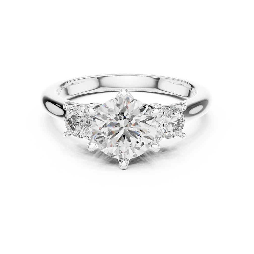Aurora Trio Lab Grown Diamond Three-Stone Ring