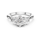 Aurora Trio Lab Grown Diamond Three-Stone Ring
