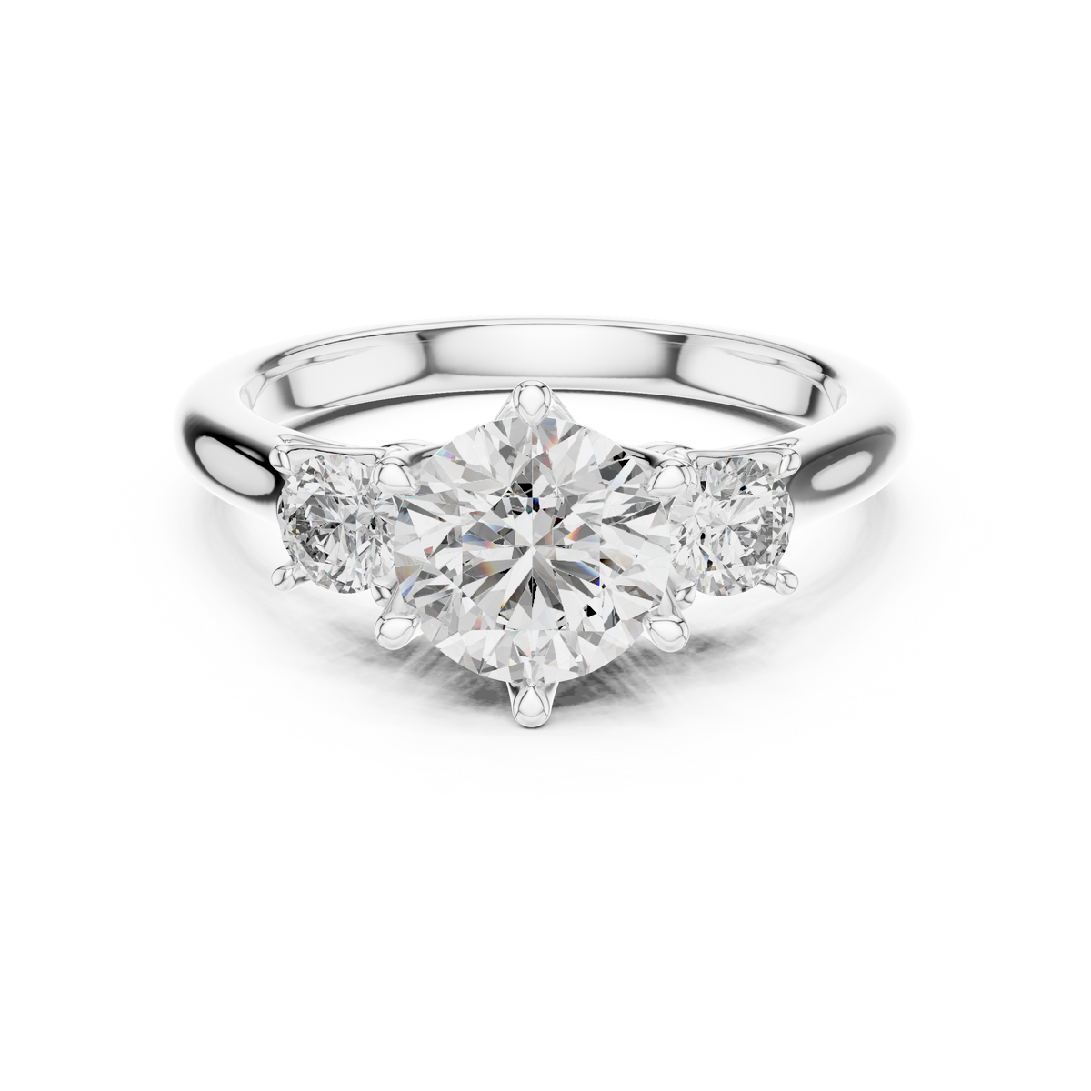 Aurora Trio Lab Grown Diamond Three-Stone Ring