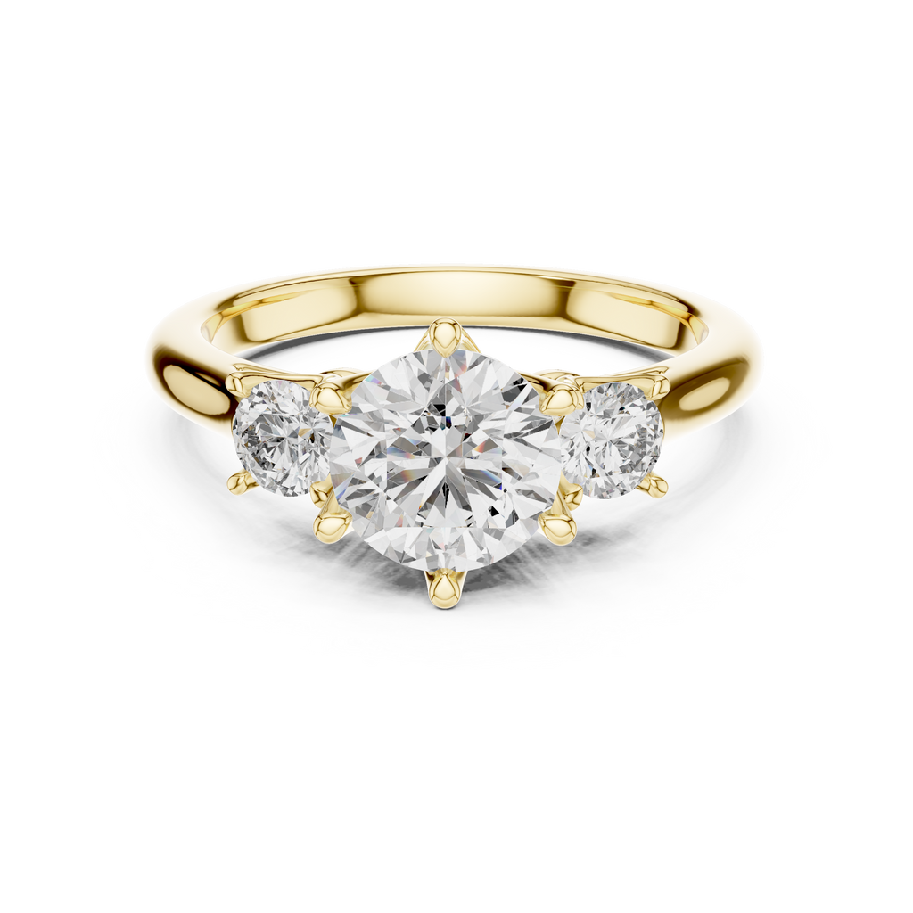 Aurora Trio Lab Grown Diamond Three-Stone Ring