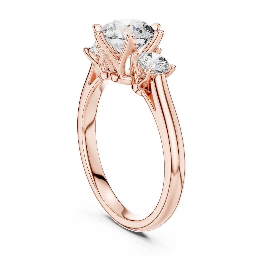 Aurora Trio Lab Grown Diamond Three-Stone Ring
