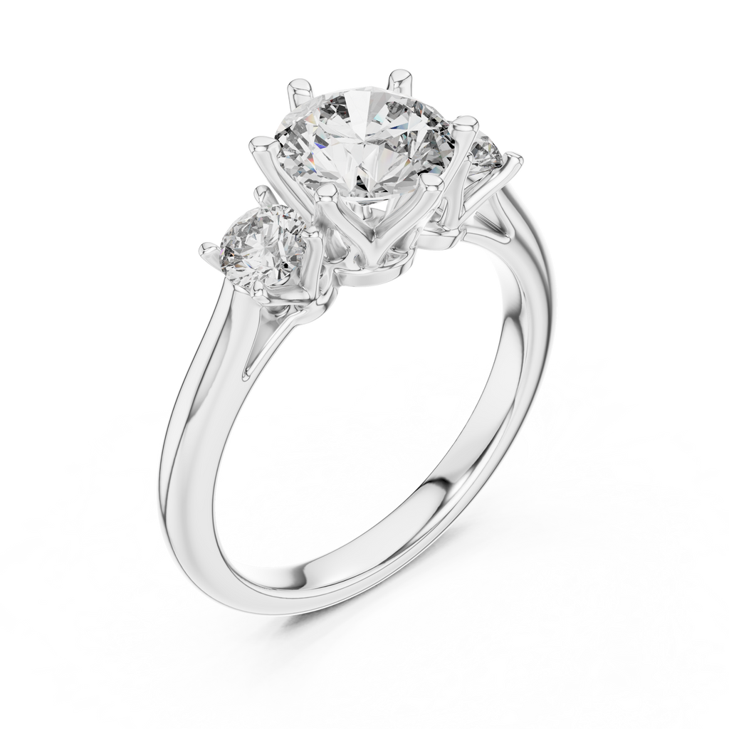 Aurora Trio Lab Grown Diamond Three-Stone Ring