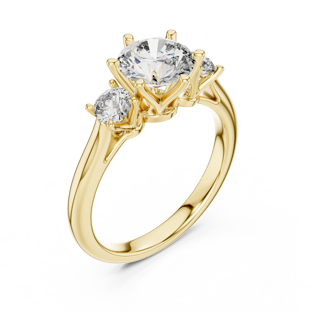 Aurora Trio Lab Grown Diamond Three-Stone Ring