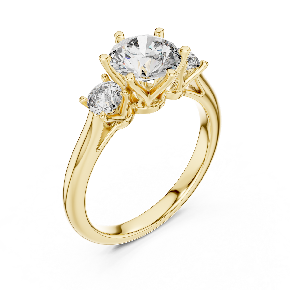 Aurora Trio Lab Grown Diamond Three-Stone Ring