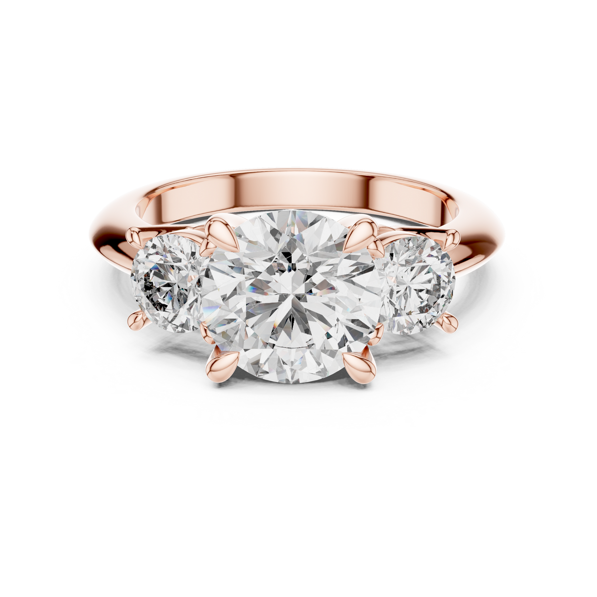 Eternal Triad Lab Grown Diamond Three-Stone Ring