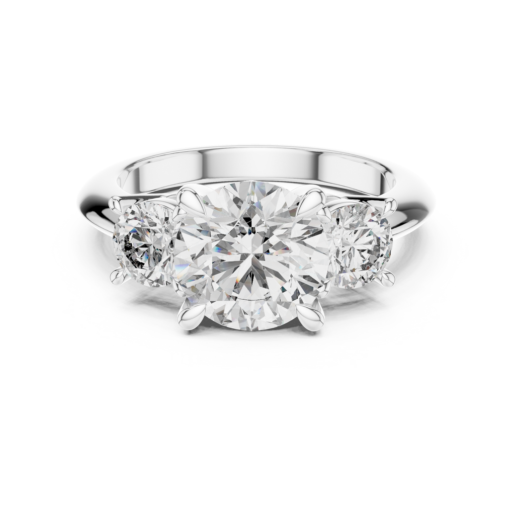 Eternal Triad Lab Grown Diamond Three-Stone Ring