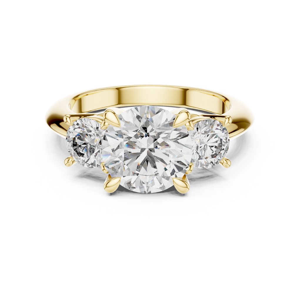 Eternal Triad Lab Grown Diamond Three-Stone Ring