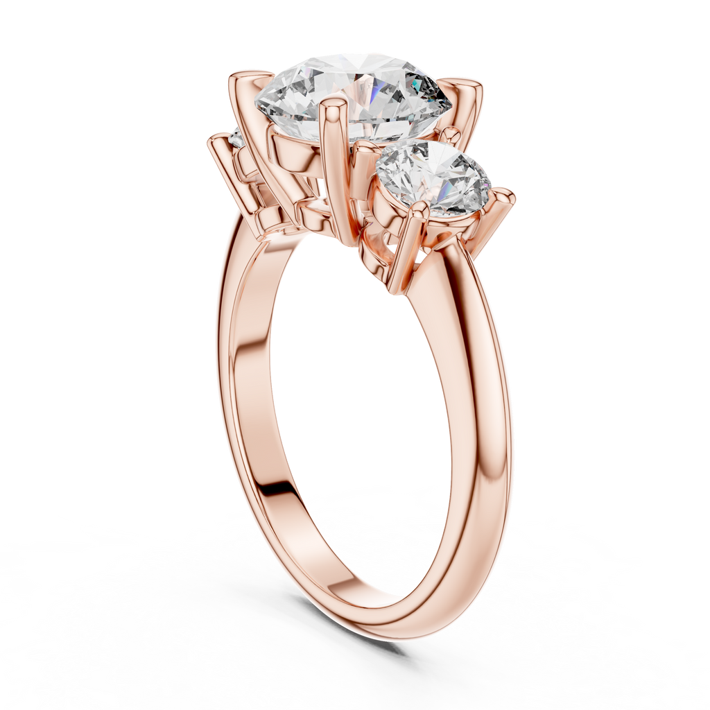 Eternal Triad Lab Grown Diamond Three-Stone Ring