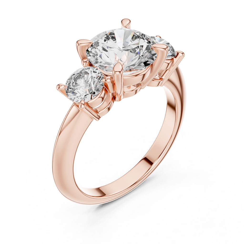 Eternal Triad Lab Grown Diamond Three-Stone Ring