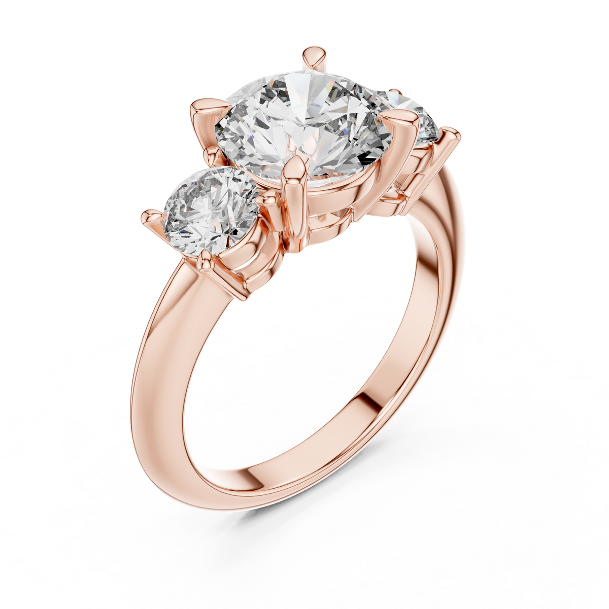 Eternal Triad Lab Grown Diamond Three-Stone Ring