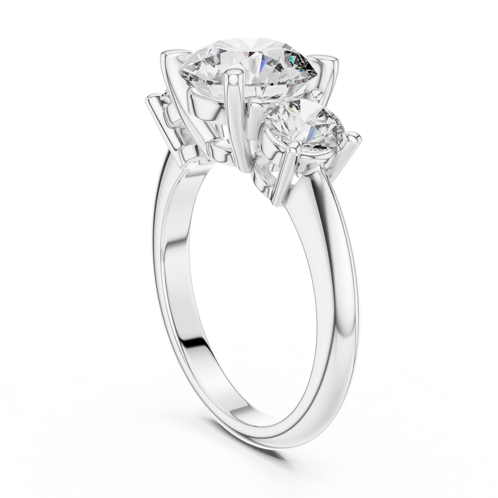 Eternal Triad Lab Grown Diamond Three-Stone Ring