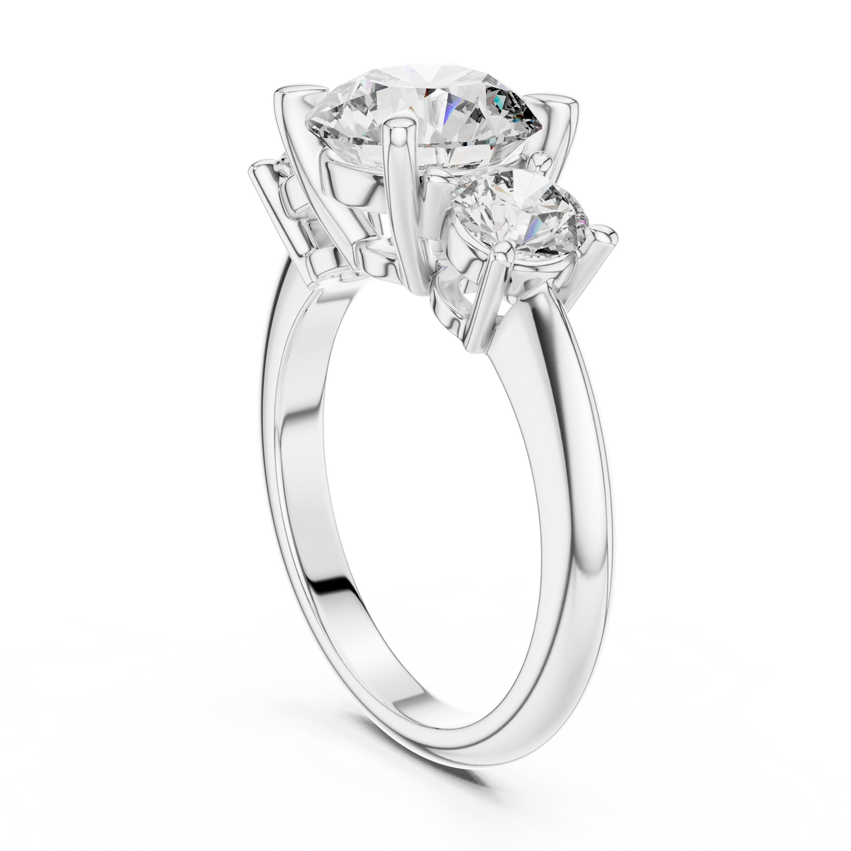 Eternal Triad Lab Grown Diamond Three-Stone Ring
