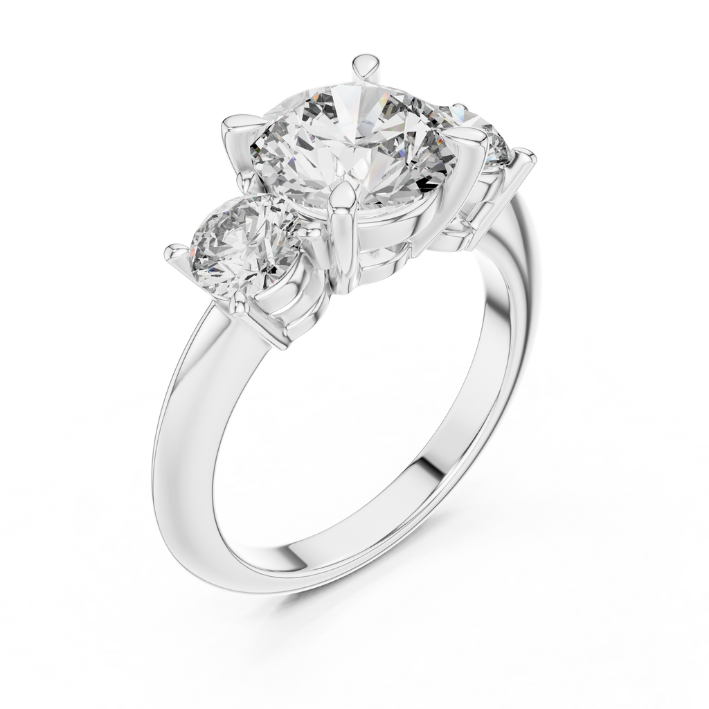 Eternal Triad Lab Grown Diamond Three-Stone Ring