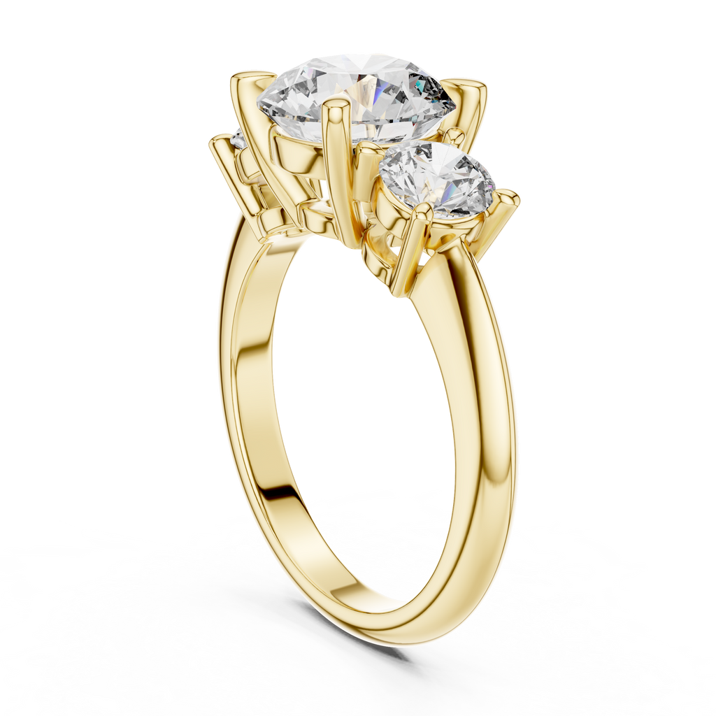 Eternal Triad Lab Grown Diamond Three-Stone Ring