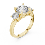 Eternal Triad Lab Grown Diamond Three-Stone Ring