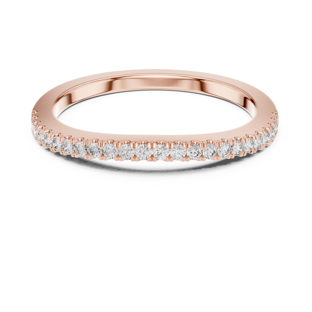 Eterna Pavé Lab Grown Diamond Eternity Band Ring.