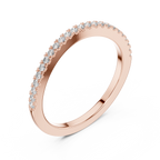 Eterna Pavé Lab Grown Diamond Eternity Band Ring.