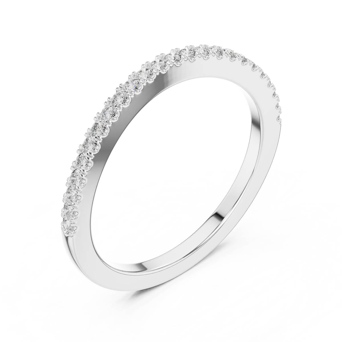 Eterna Pavé Lab Grown Diamond Eternity Band Ring.
