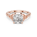 Royal Vine Cushion-Cut Lab Grown Diamond Ring.