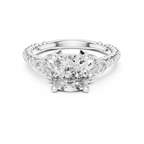 Royal Vine Cushion-Cut Lab Grown Diamond Ring.
