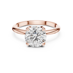 Classic Round Lab Grown Diamond Solitaire Engagement Ring