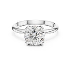 Classic Round Lab Grown Diamond Solitaire Engagement Ring