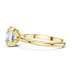 Classic Round Lab Grown Diamond Solitaire Engagement Ring