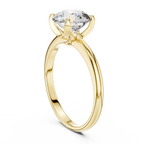 Classic Round Lab Grown Diamond Solitaire Engagement Ring
