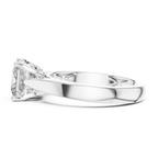 Regal Square Lab Grown Diamond Solitaire Ring.