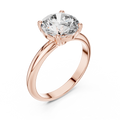 Celestara Round-Cut Lab Grown Diamond Solitaire Ring