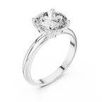 Celestara Round-Cut Lab Grown Diamond Solitaire Ring