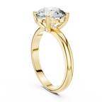 Celestara Round-Cut Lab Grown Diamond Solitaire Ring