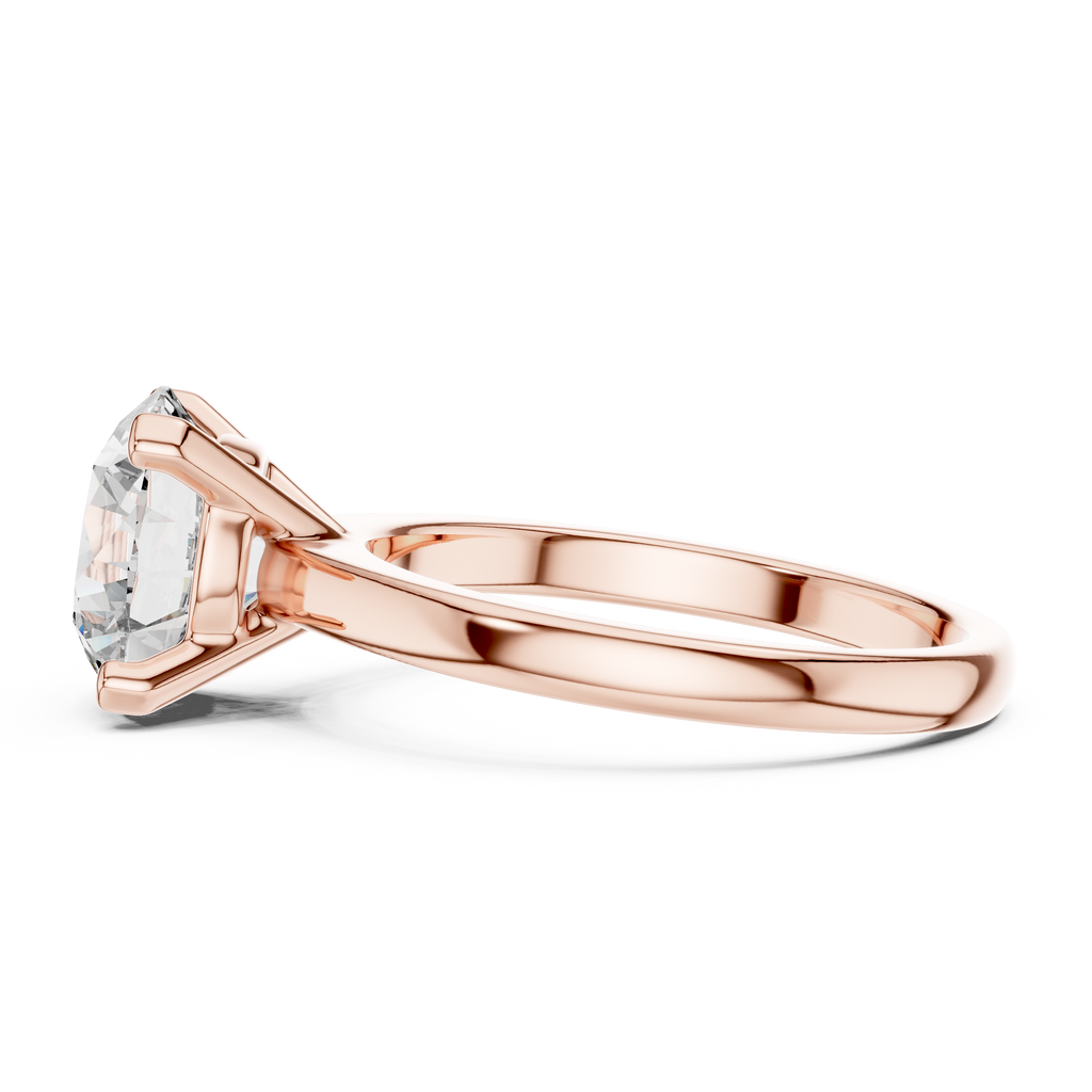 Pure Radiance Round Lab Grown Diamond Solitaire Ring