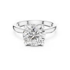 Pure Radiance Round Lab Grown Diamond Solitaire Ring