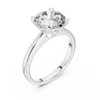 Pure Radiance Round Lab Grown Diamond Solitaire Ring