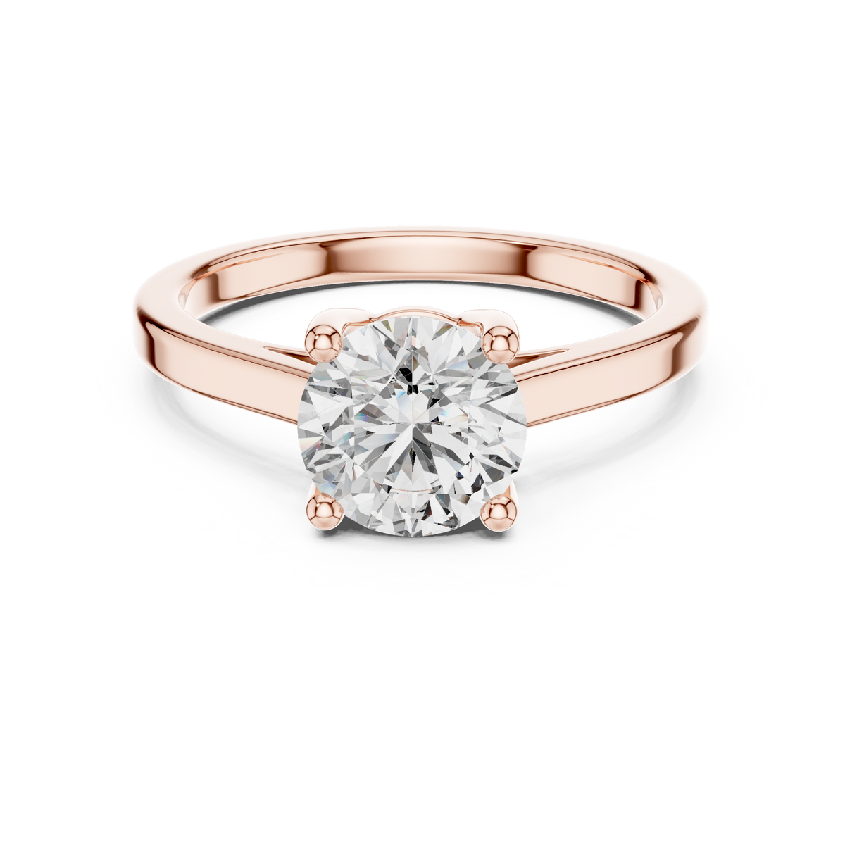 Velvet Cushion Lab Grown Diamond Solitaire Ring.