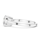 Velvet Cushion Lab Grown Diamond Solitaire Ring.