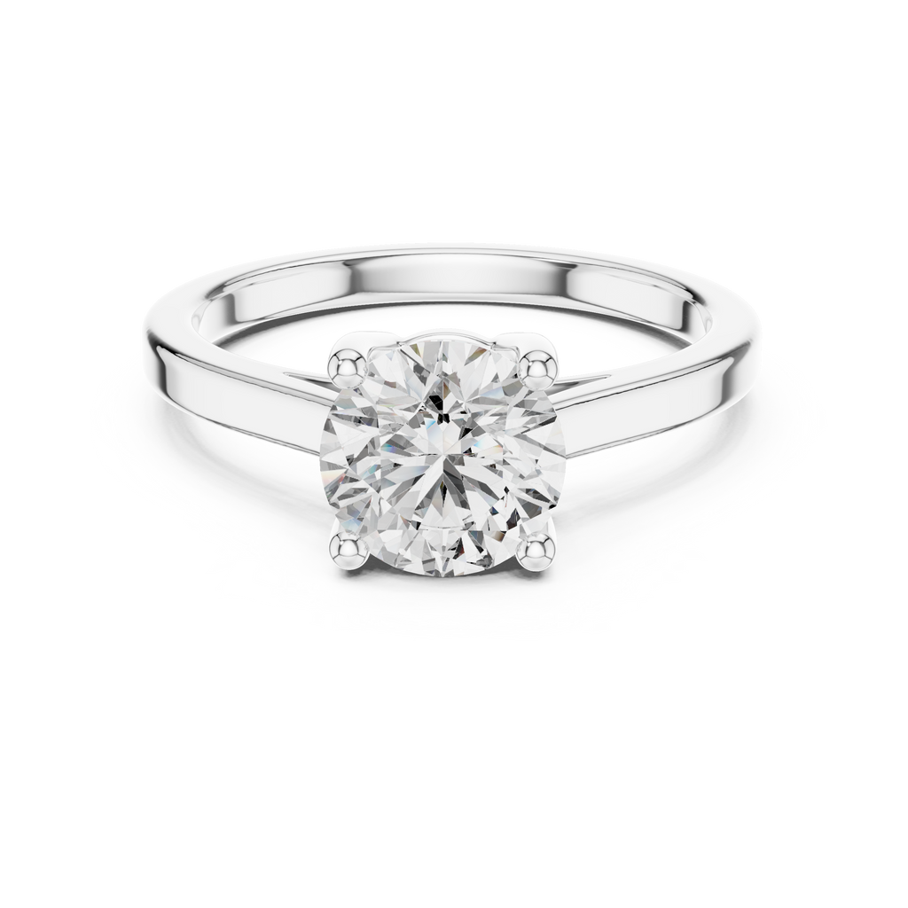 Velvet Cushion Lab Grown Diamond Solitaire Ring.